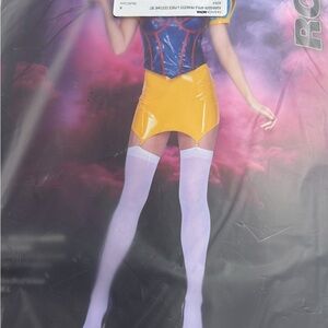 Yellow and Blue Women's Dress